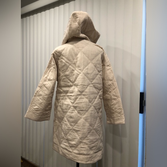 NWT Madewell Quilted Hoodie Popover Jacket Small - Picture 4 of 16